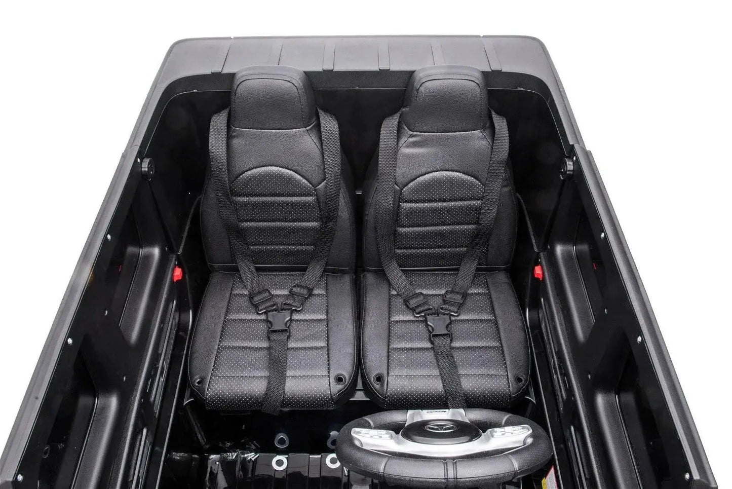 Licensed 24V Mercedes G63 AMG 2-Seater Kids G-Wagon Ride-On Car
