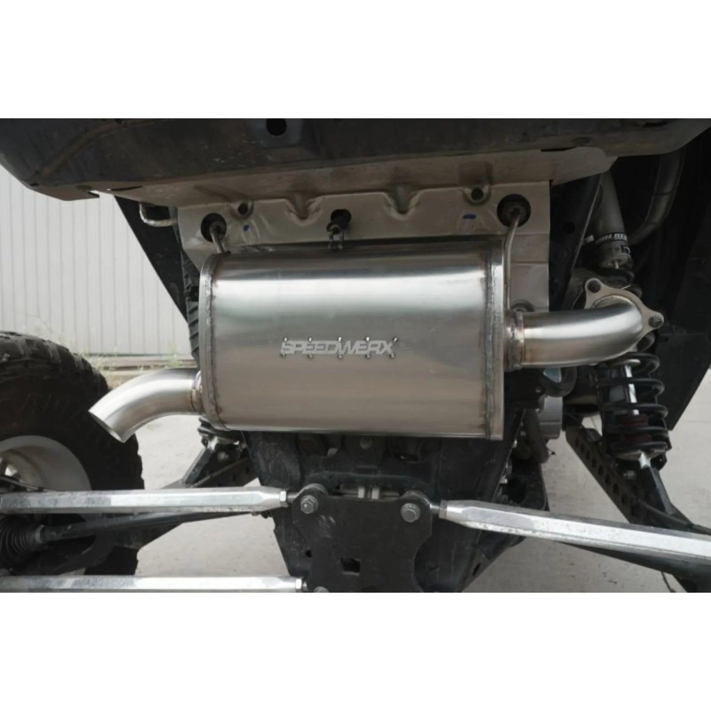SPEEDWERX Q6 SERIES STAINLESS STEEL BOLT-ON EXHAUST // 2016-2021 POLARIS RZR XP TURBO / XP 4 TURBO