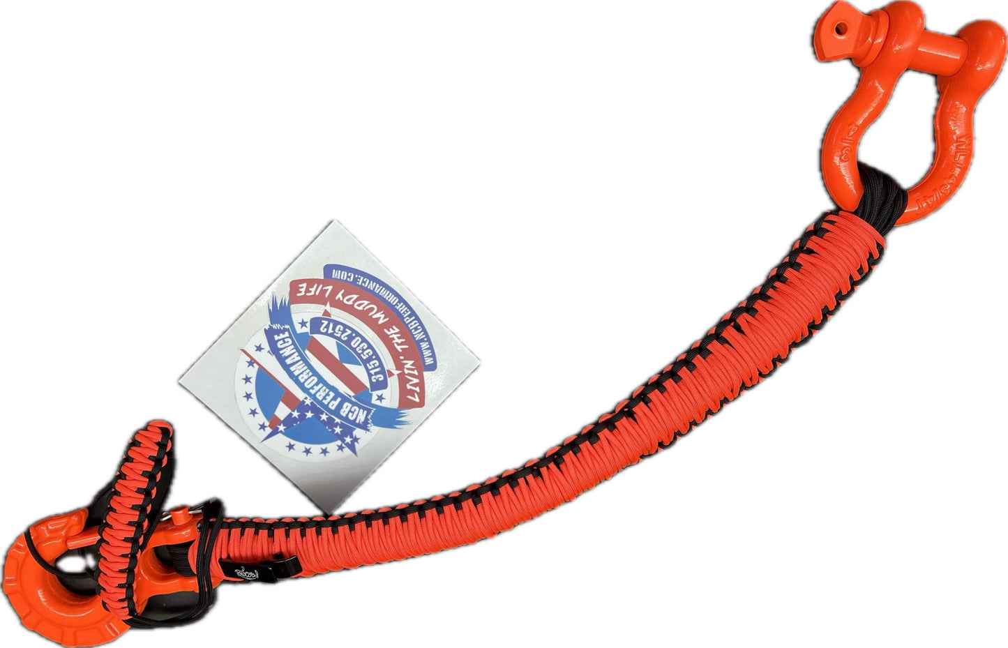 TowCord Timmy - ORANGE/BLACK 28” TowCord
