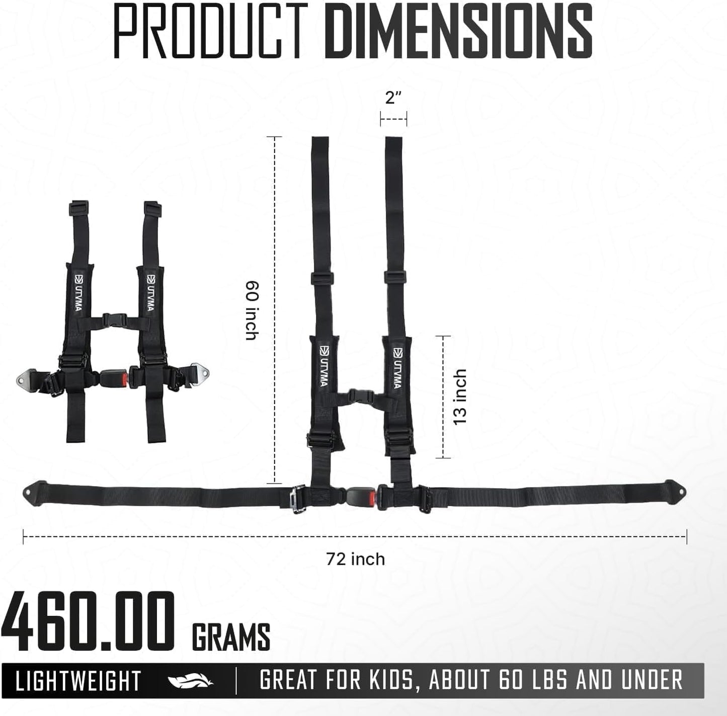 RZR PRO XP/ Pro S/ Pro R Rear Bench Seat W Harnesses (2025+)