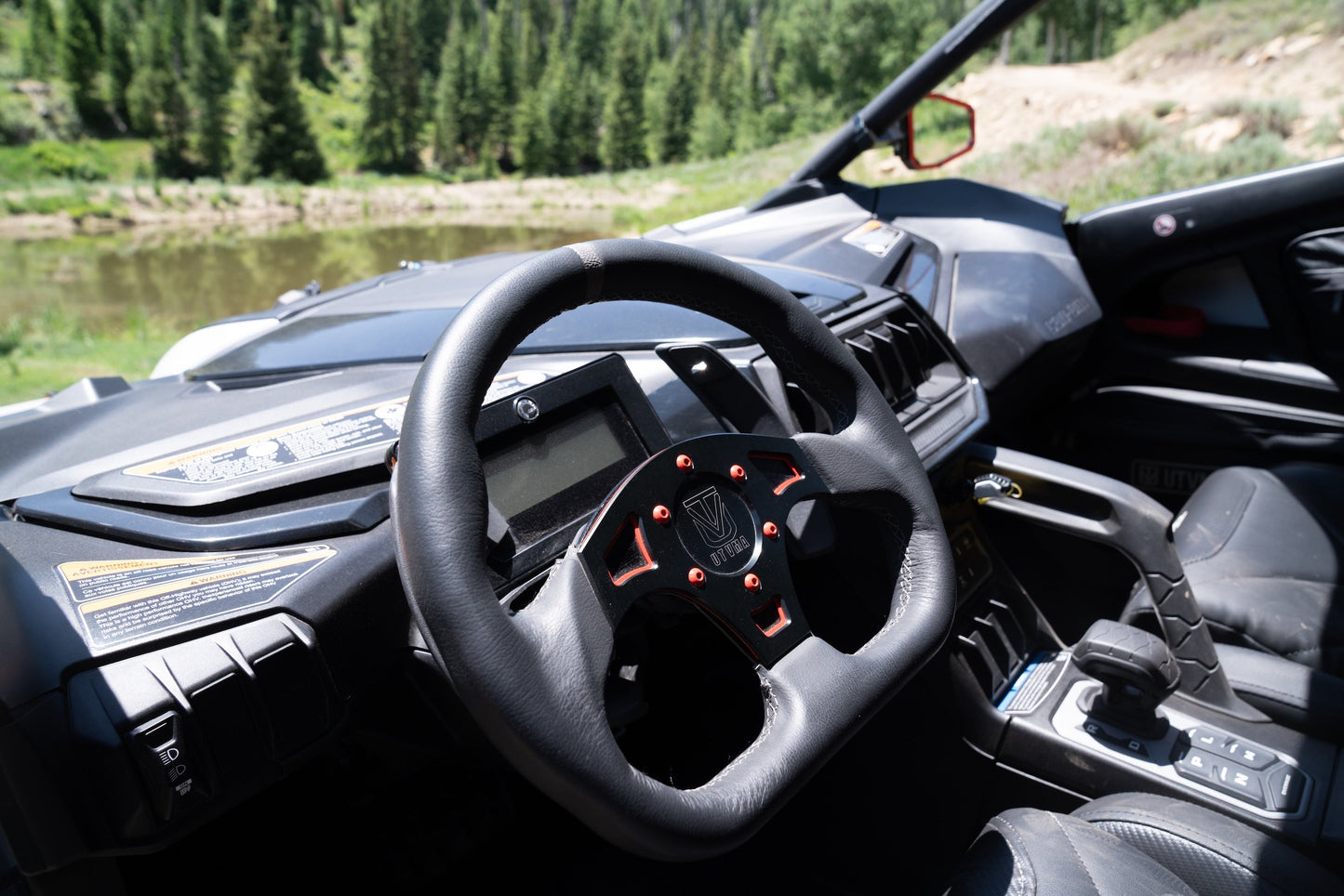 UTVMA DriftX Leather Steering Wheel With Hub