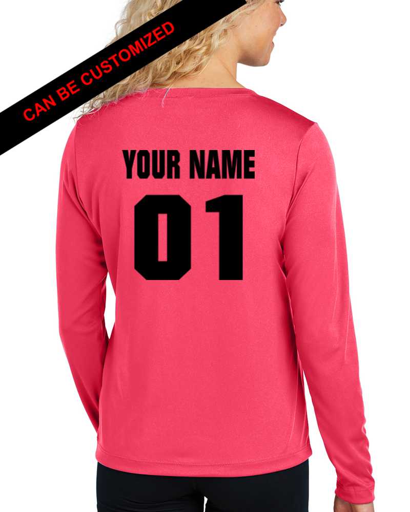 Off the Wall Jersey/Tech Tee - Coral