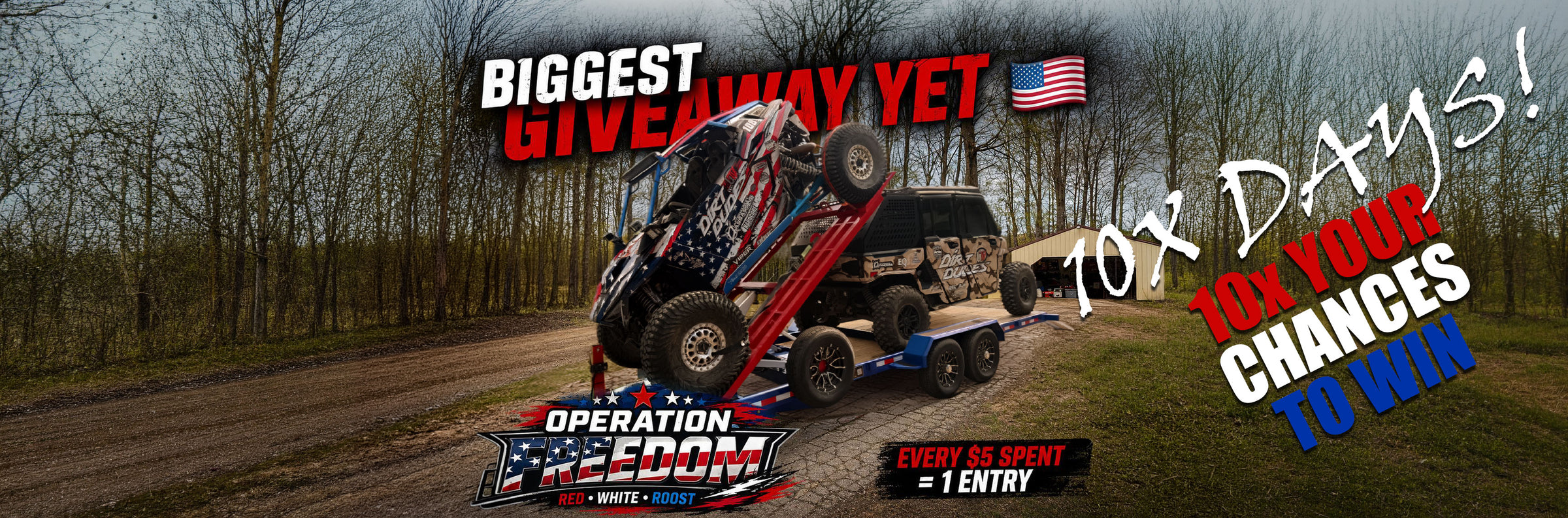 Gear up.++Get entered.++Go win.