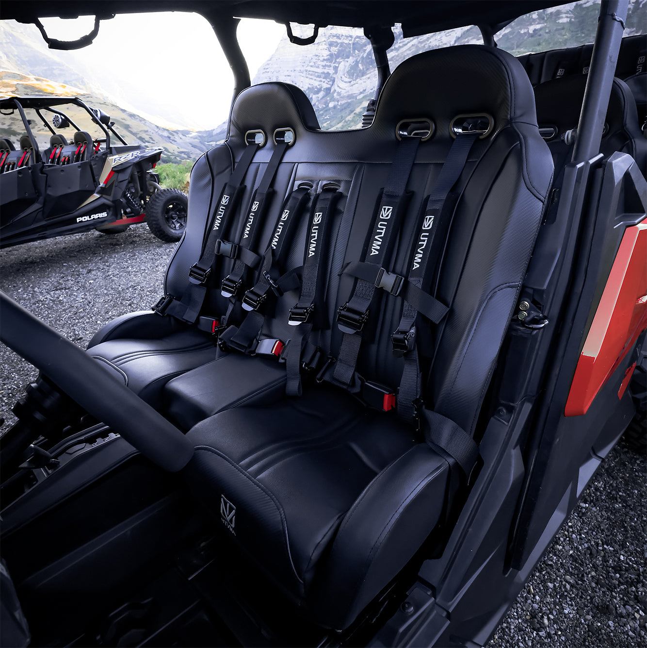 Maverick Sport Max Front Bench Seat With Harnesses (2019+)