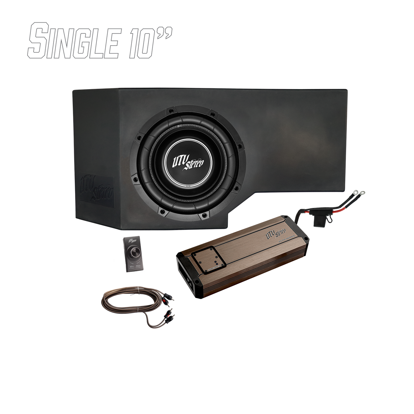 Can-Am® Defender HD11 1200W Single 10" Subwoofer Kit | UTVS-DEF2-1200-1-GO