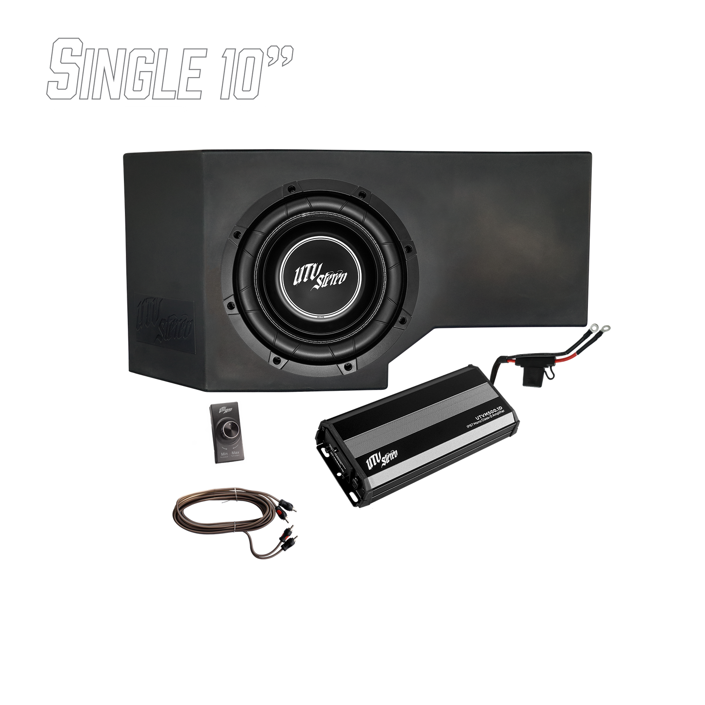Can-Am® Defender HD11 500W Single 10" Subwoofer Kit | UTVS-DEF2-500-1-GO