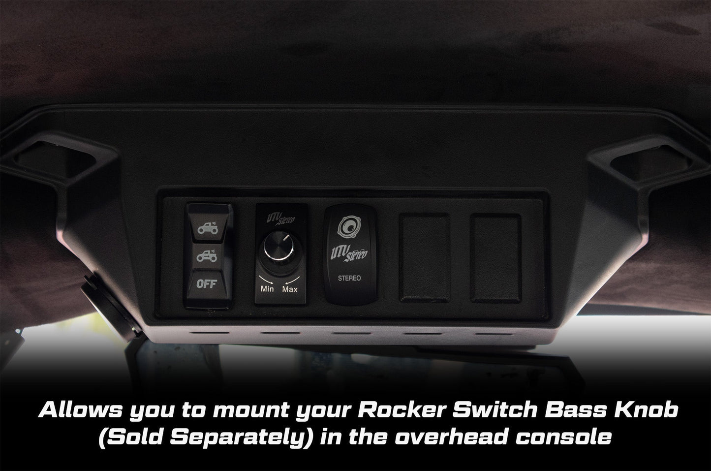 Polaris Ranger 1500 Bass Knob Extension with Sub Out / UTVS-JBL-RC-SUB-OUT-TO-RKR-BASS
