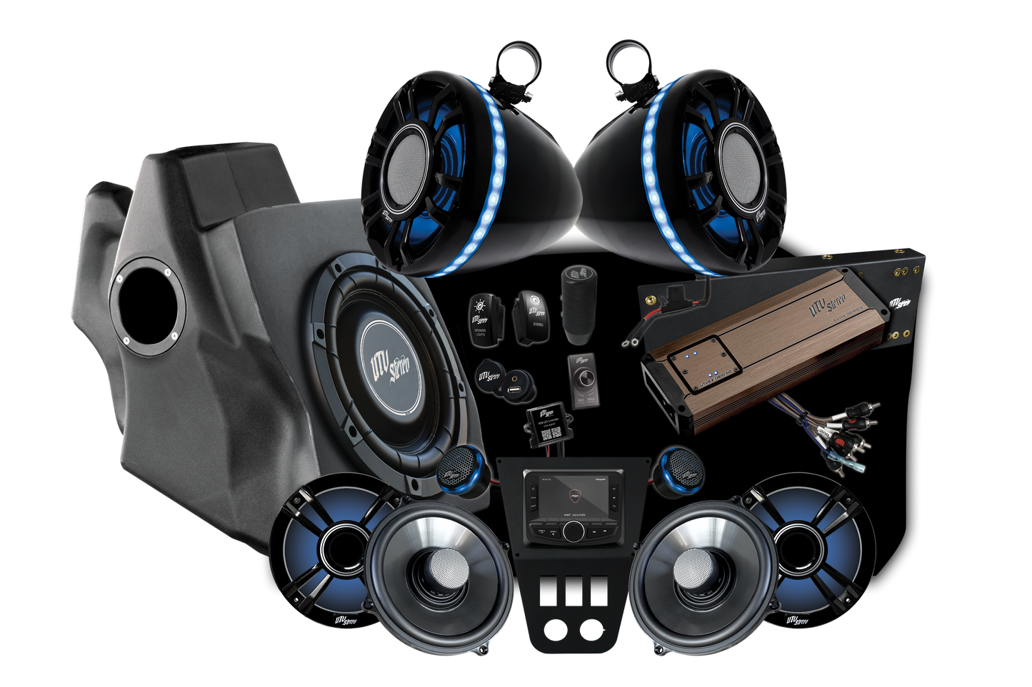 '20-'24 RZR® Pro Series Elite Stage 6 Stereo Kit | UTVS-PRO-S6-E