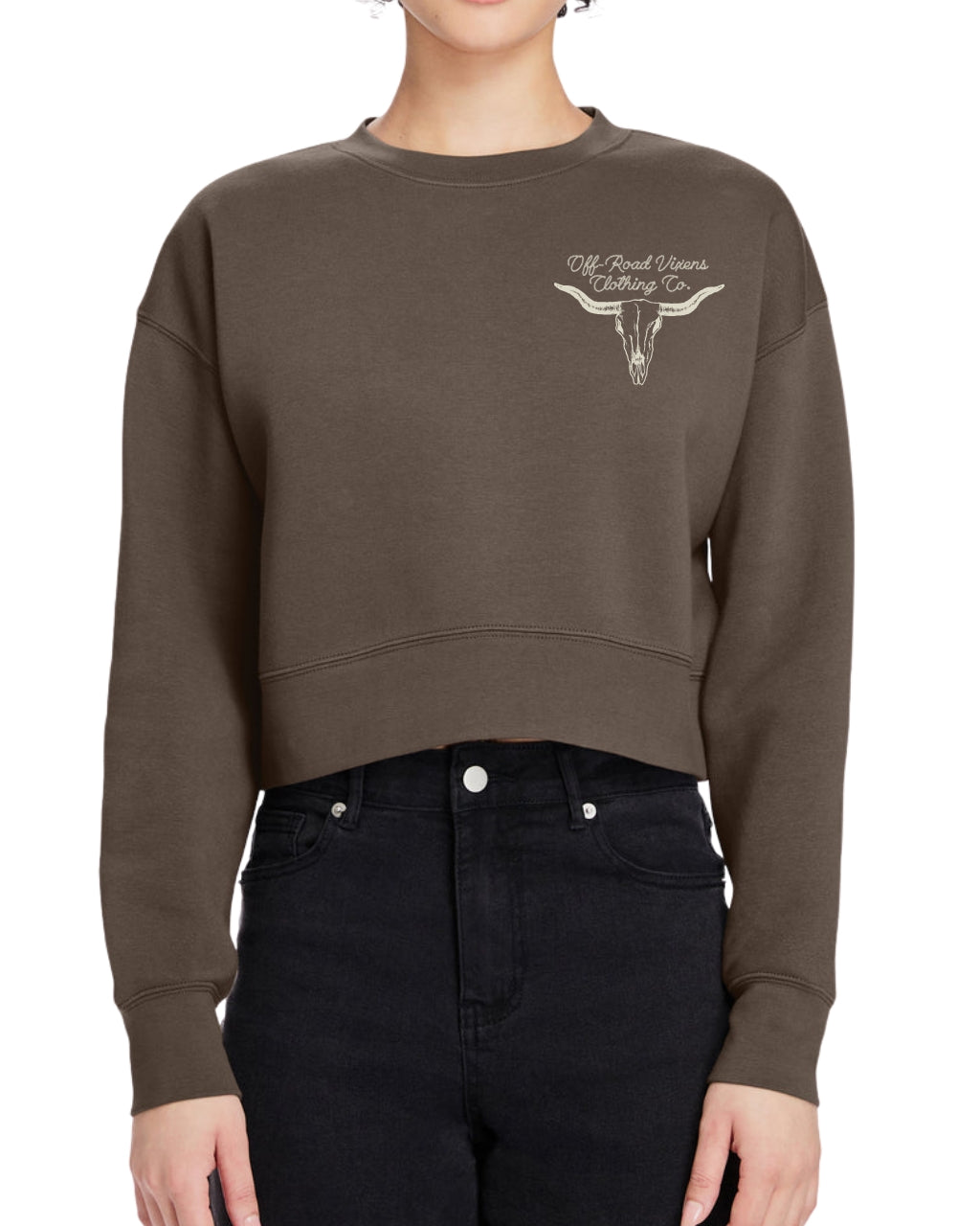 Howdy Cropped Crewneck