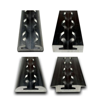 Aluminum L-Track Cargo Rail – No Pre-Drilled Holes | 6061-T6 Airline Track (Custom Lengths)