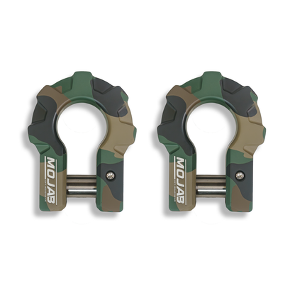 3/4'' Extreme duty Aluminum D-Shackle set (9T)-Ceramic coated (LIFETIME WARRANTY*)-Red,Orange, Blue and American flagShackles are scheduled for delivery during the week commencing July 13th