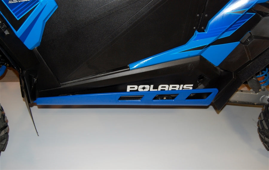 Trail Armor Polaris Polaris 2015 - 2017 RZR 4 900, 2018 RZR S 4 900 and 2019 - 2020 RZR S 4 1000 Full Skids with Slider Nerfs or Trimmed for Polaris Kick Out Steel Rock Sliders