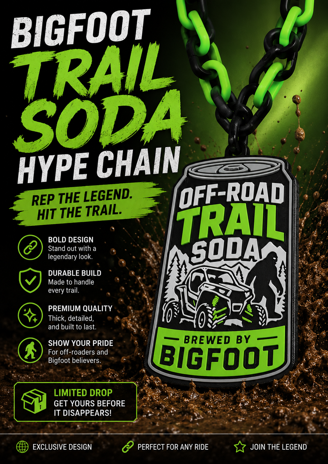 Bigfoot Trail Soda Hype Chain