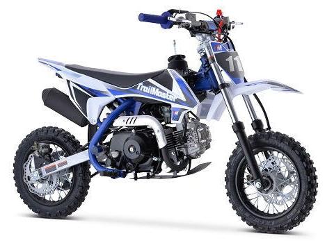 TrailMaster TM11 110cc Dirt Bike Fully Auto with Electric Start, Dual Disc Brakes (10/10), Ages 8-12