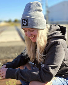 But Did you Die? Beanie - Heather Gray