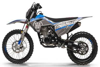 TrailMaster MX250 Dirt Bike, 5-Speed Manual, Electric Start, Dual Disc Brakes, (21/18) Wheels