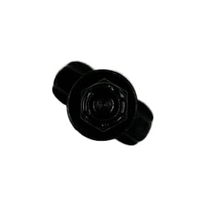 Black L-Track Double Lug Threaded Stud Fitting - 5,500 LBS. BS