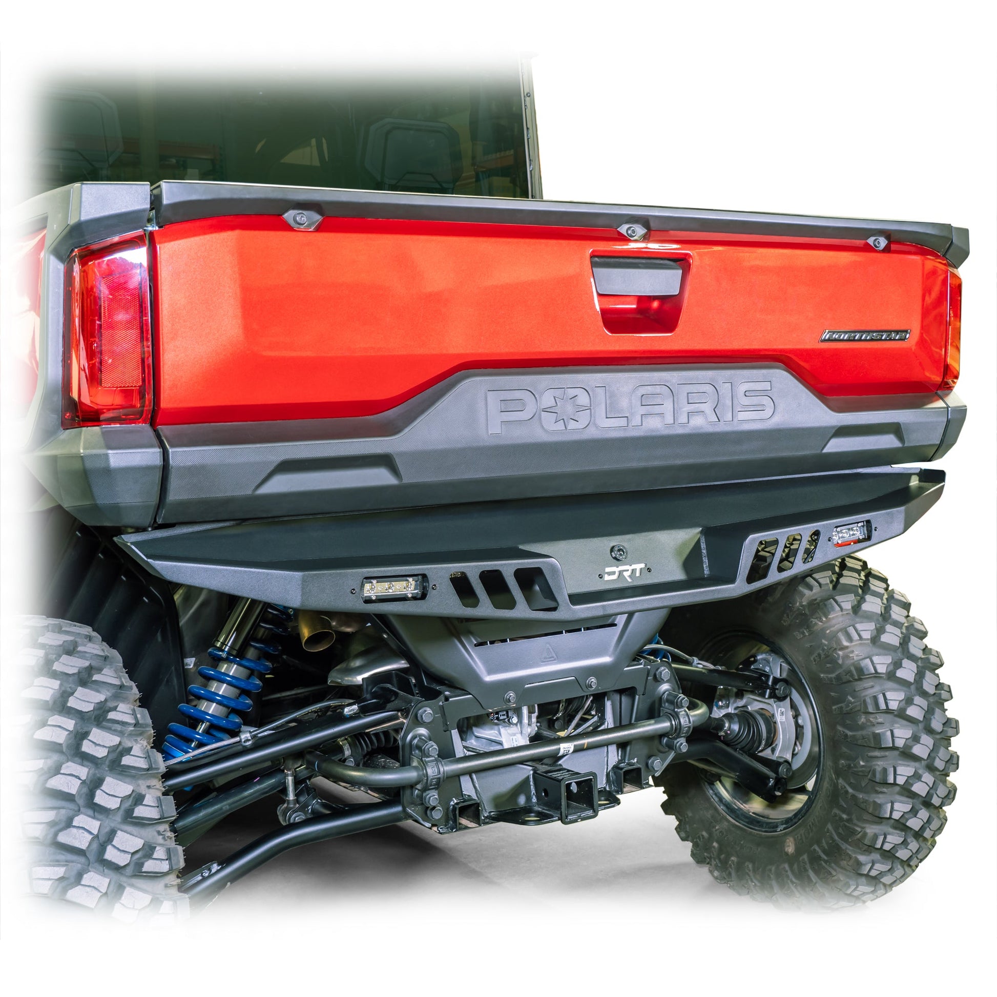 DRT Polaris Ranger XD 1500 2024+ Rear Bumper front side view