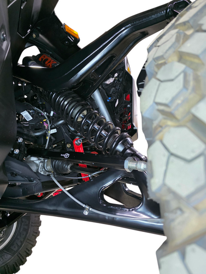 2024+ Can Am Maverick R Billet Tie Rods Anodized Black