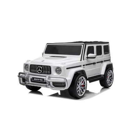 Licensed 24V Mercedes G63 AMG 2-Seater Kids G-Wagon Ride-On Car