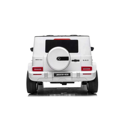 Licensed 24V Mercedes G63 AMG 2-Seater Kids G-Wagon Ride-On Car