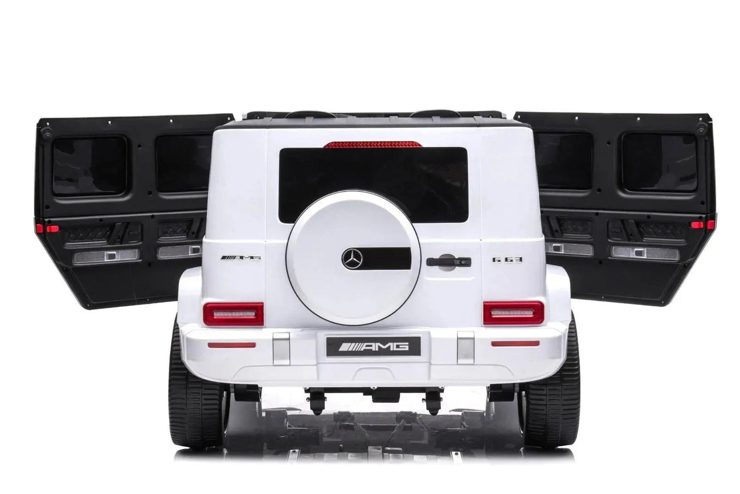 Licensed 24V Mercedes G63 AMG 2-Seater Kids G-Wagon Ride-On Car