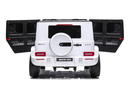 Licensed 24V Mercedes G63 AMG 2-Seater Kids G-Wagon Ride-On Car