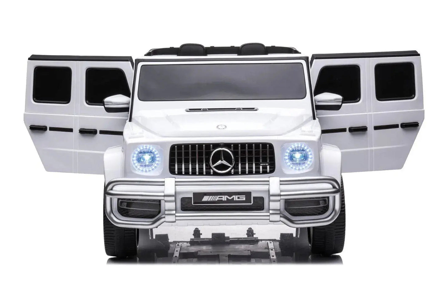 Licensed 24V Mercedes G63 AMG 2-Seater Kids G-Wagon Ride-On Car