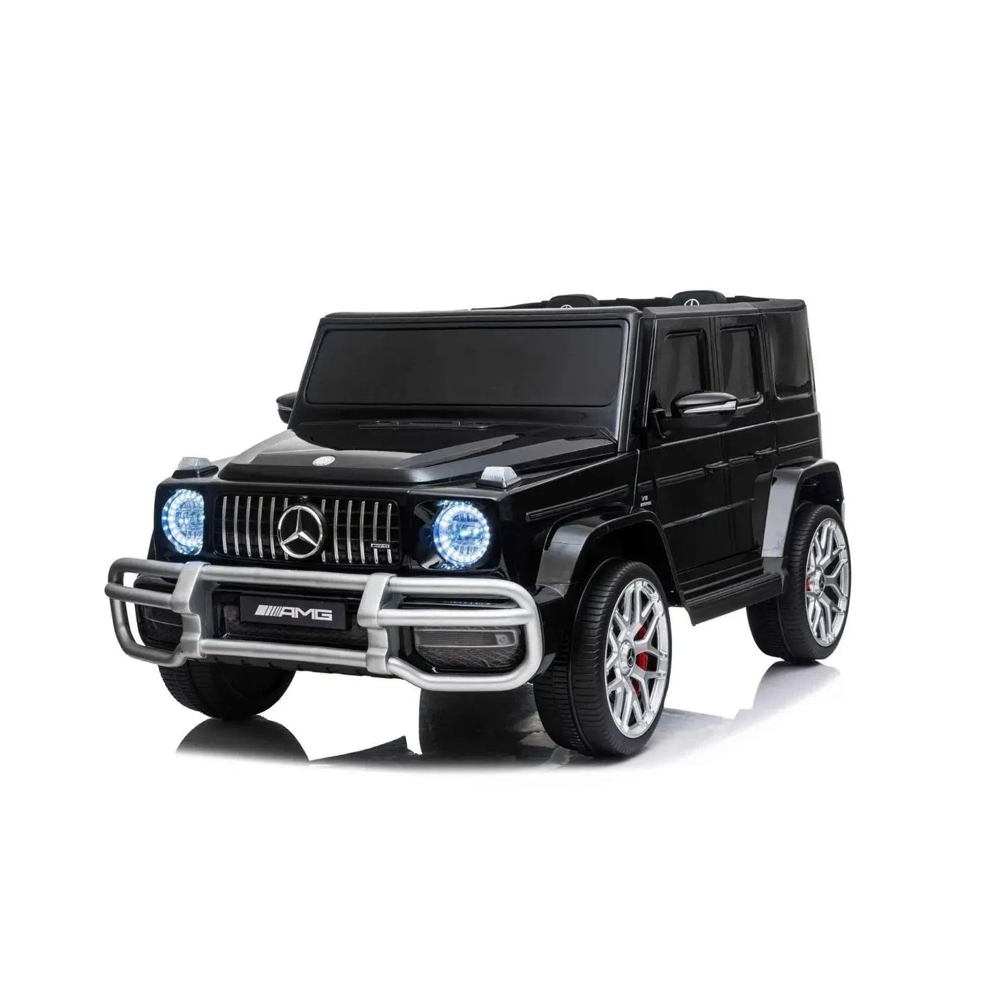Licensed 24V Mercedes G63 AMG 2-Seater Kids G-Wagon Ride-On Car