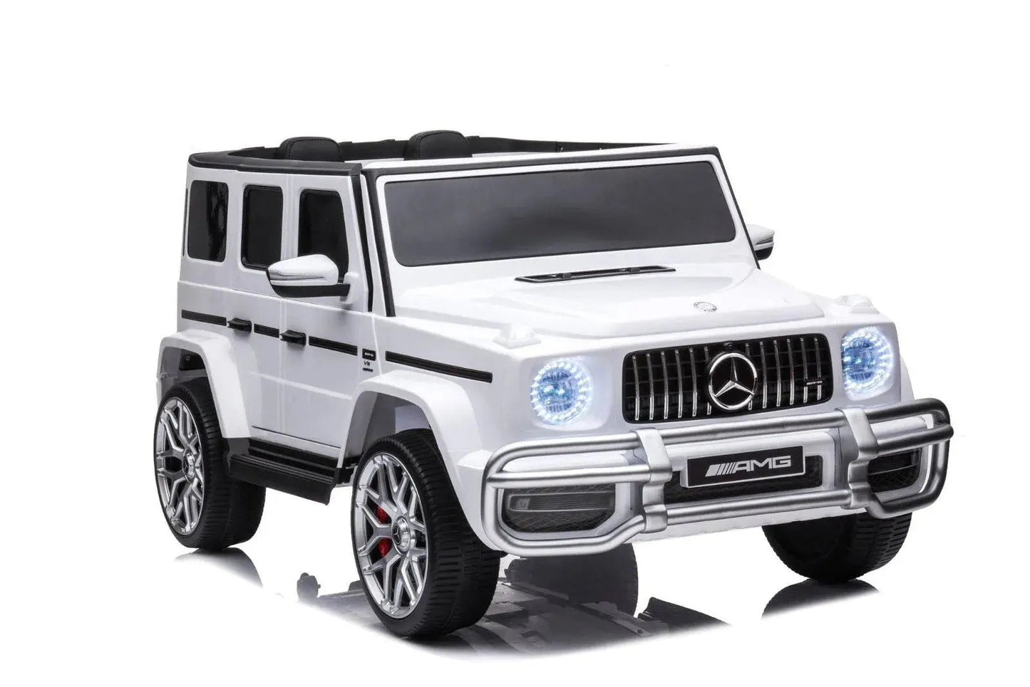 Licensed 24V Mercedes G63 AMG 2-Seater Kids G-Wagon Ride-On Car