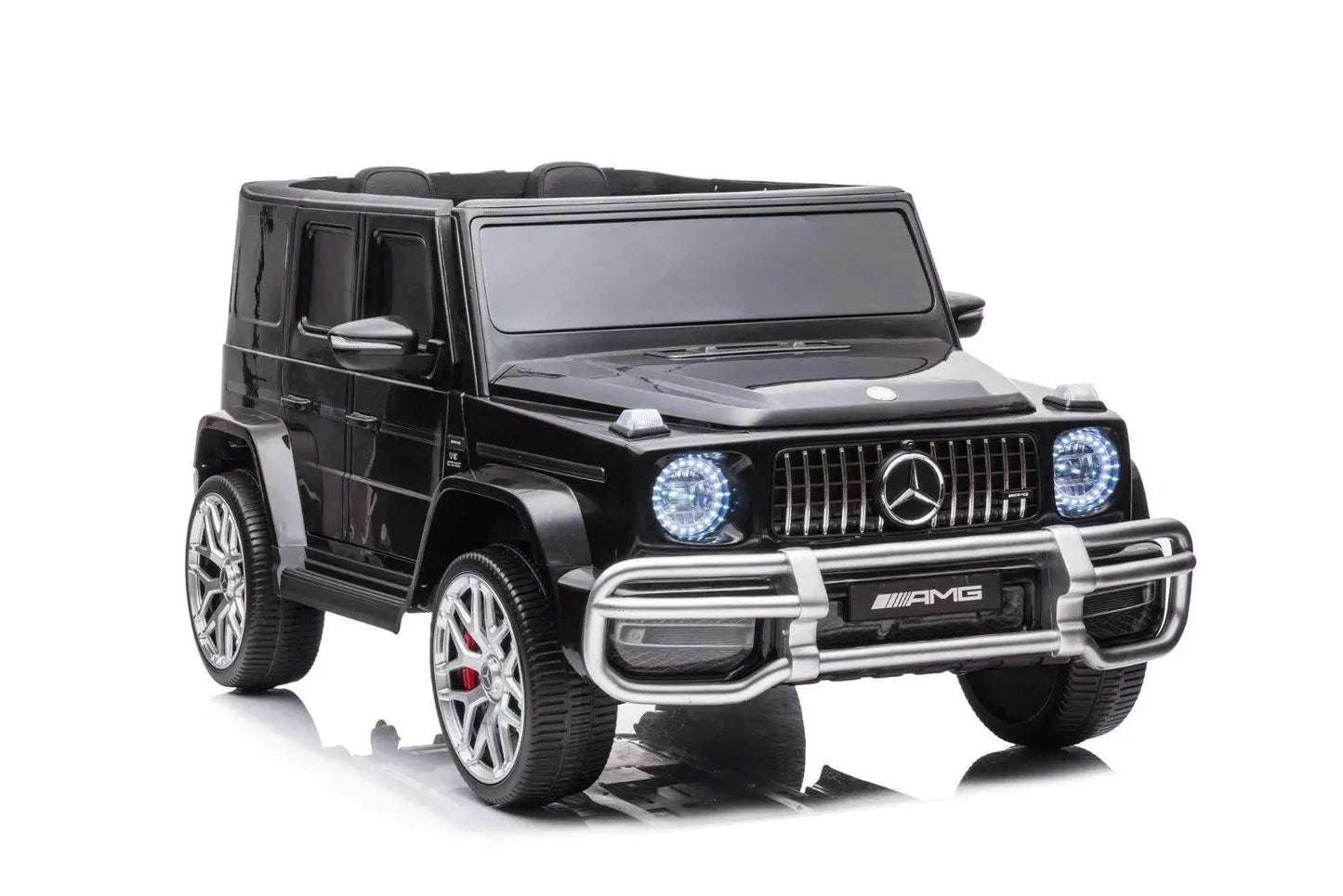 Licensed 24V Mercedes G63 AMG 2-Seater Kids G-Wagon Ride-On Car