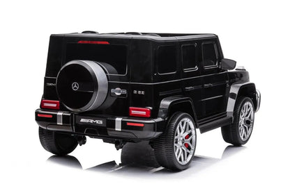 Licensed 24V Mercedes G63 AMG 2-Seater Kids G-Wagon Ride-On Car