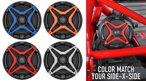 Interchangeable Color Grilles for SSV Works 6.5" Speaker (2 Pair)