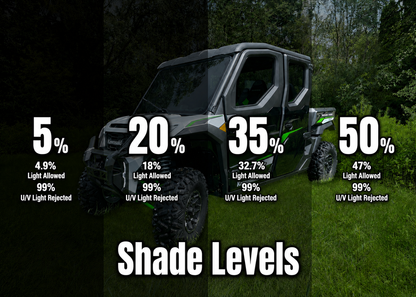 Kawasaki Ridge 2-Door & 4-Door Pre-Cut Ceramic Window Tint | Side Windows