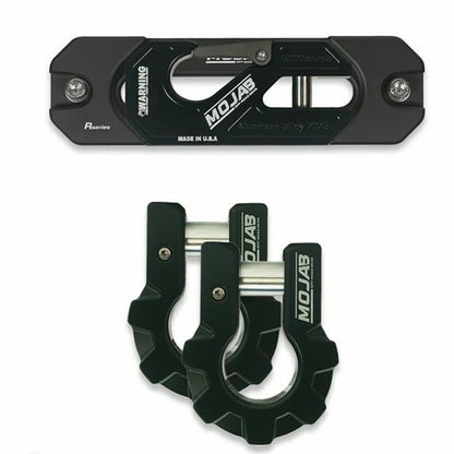 Color-Matched Recessed Winch Shackle & 3/4”  Aluminum D-Shackles