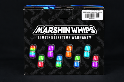 Marshin Whips Rosewell X-2 Billet Rocklights x8 (Kit)