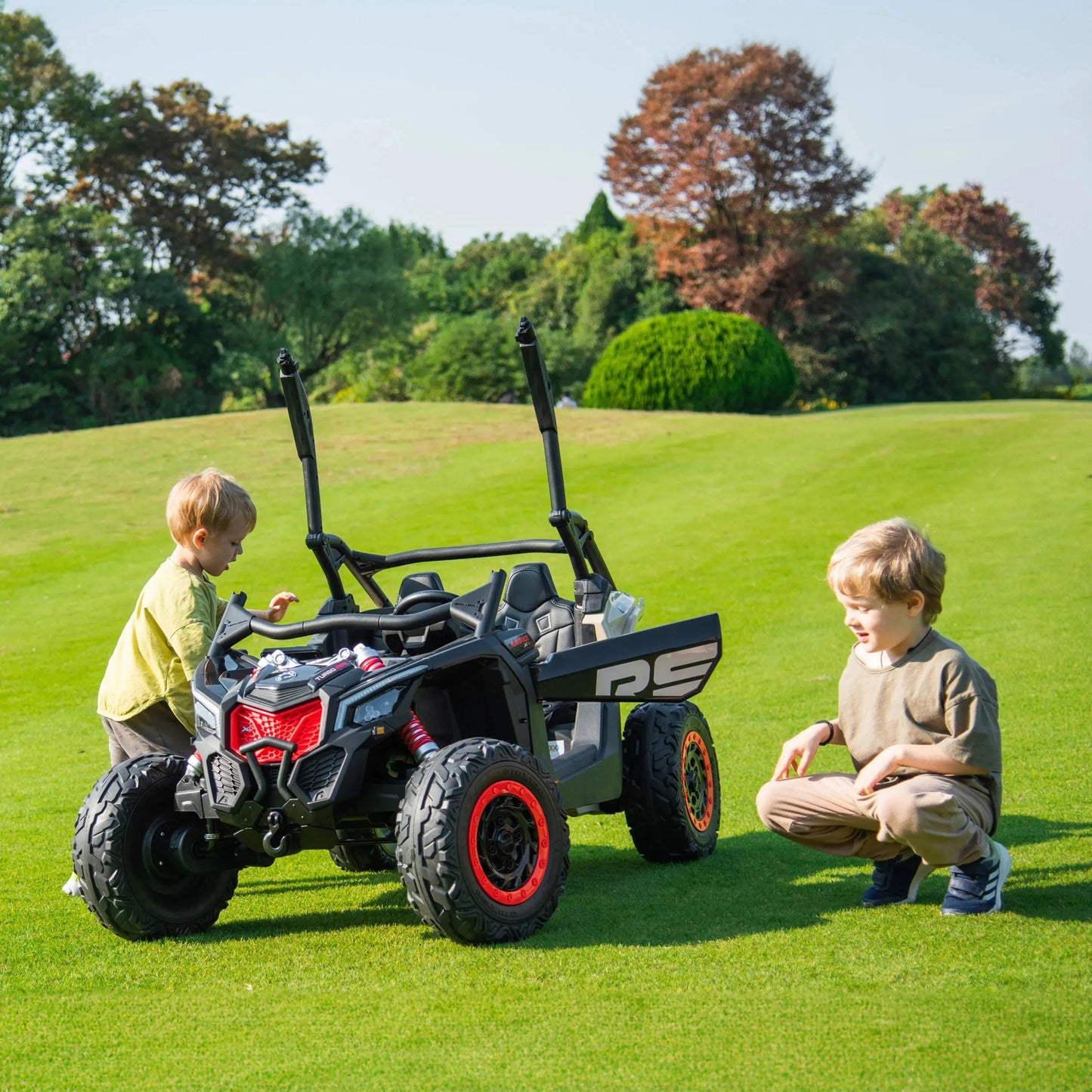 48V Can-Am Maverick 4x4 Kids UTV - 2 Seater Electric Ride-On Car