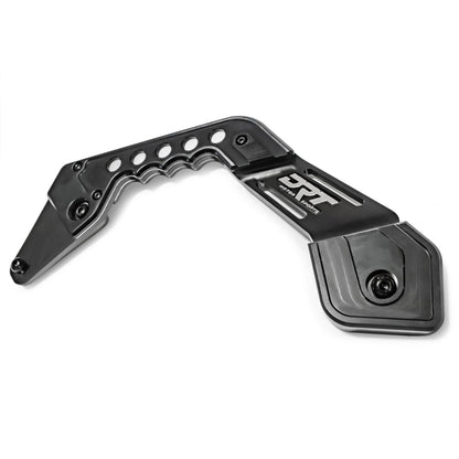 2024+ Maverick R billet grab bar with accessory mounting slots for GPS or monitor