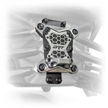 DRT Can-Am Maverick X3 2017+ Billet Aluminum 3-PC Radius Rod Plate Kit Front view