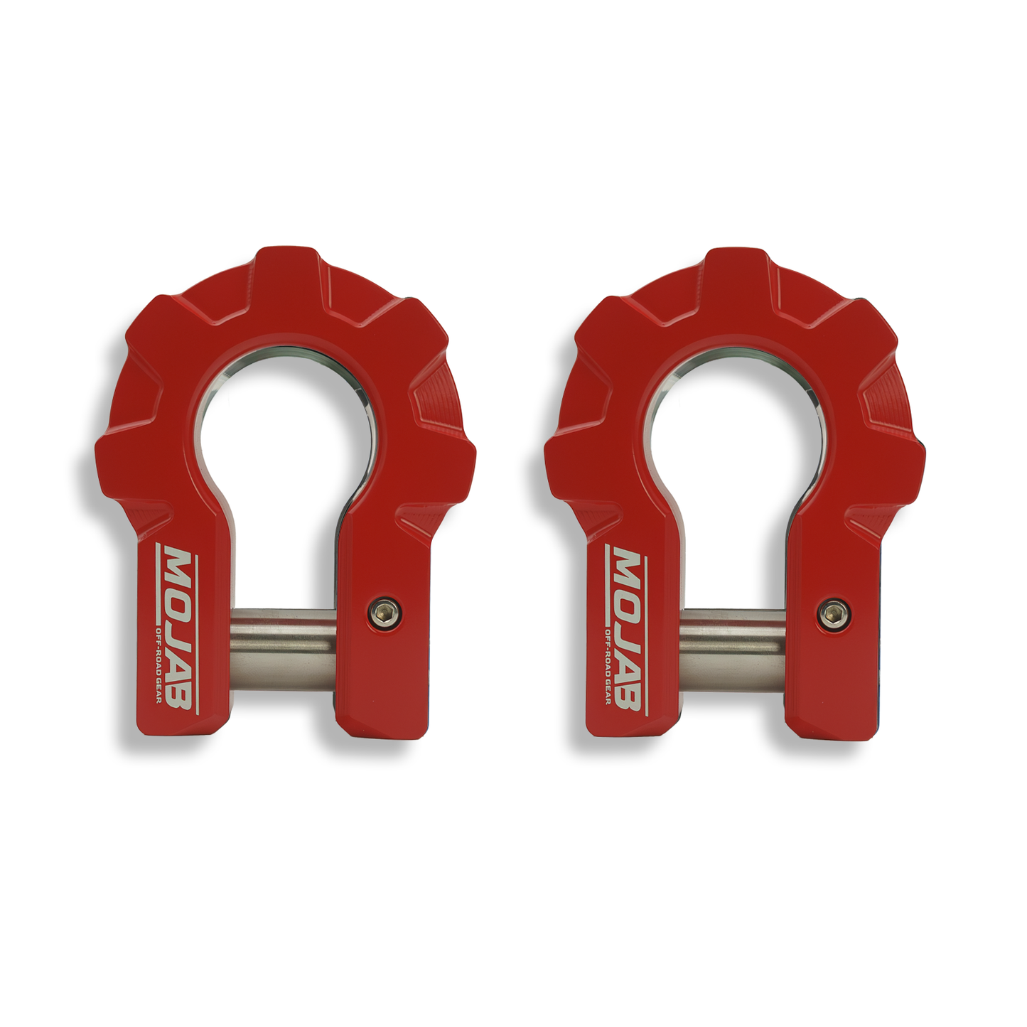 3/4'' Extreme duty Aluminum D-Shackle set (9T)-Ceramic coated (LIFETIME WARRANTY*)-Red,Orange, Blue and American flagShackles are scheduled for delivery during the week commencing July 13th