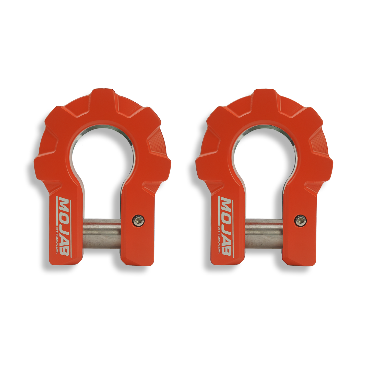 3/4'' Extreme duty Aluminum D-Shackle set (9T)-Ceramic coated (LIFETIME WARRANTY*)-Red,Orange, Blue and American flagShackles are scheduled for delivery during the week commencing July 13th