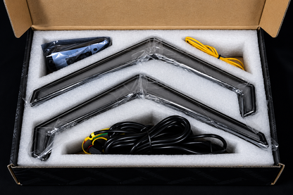 Polaris RZR Pro Series RGBW LED Chasing Fang Lights | App Control & Turn Signal Sync