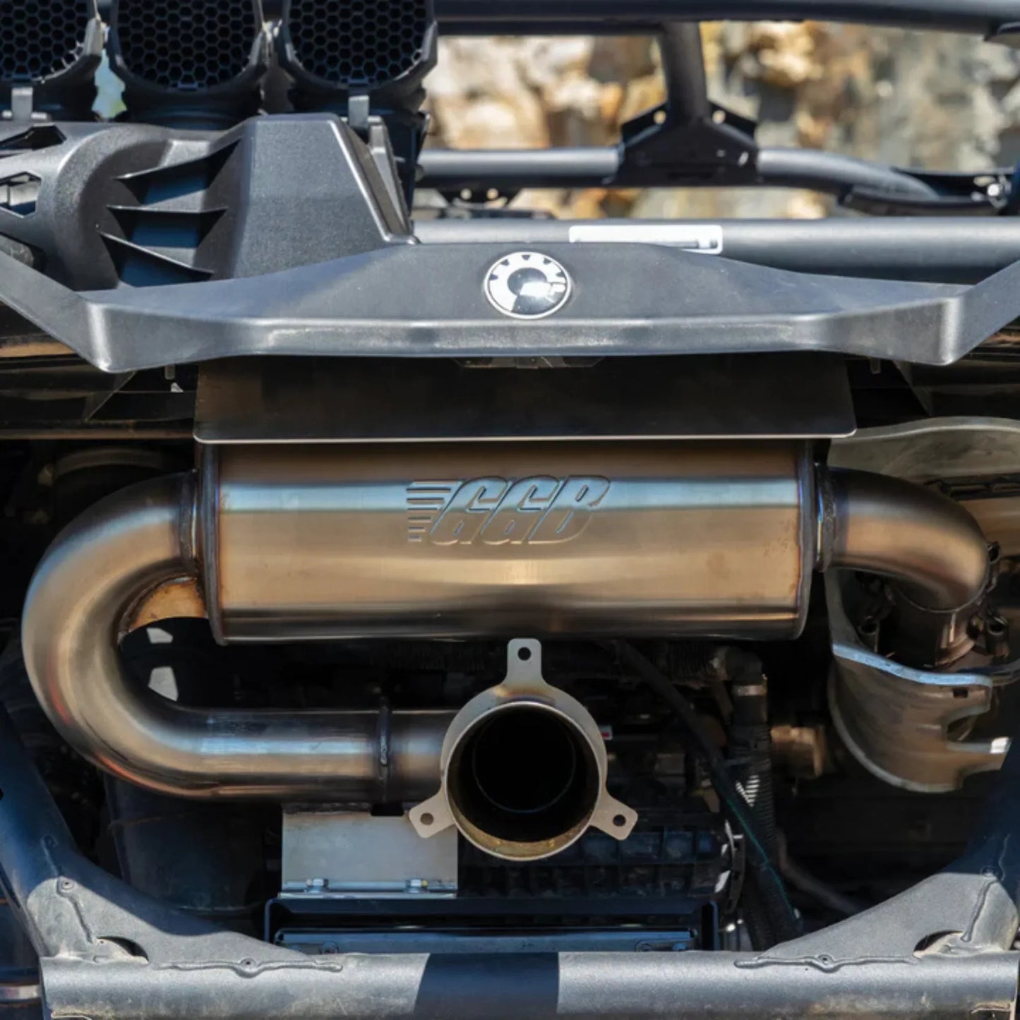 2017-2025 Can-Am Maverick X3 Turbo / Max X3 Turbo GGB Trail Muffler and Bypass Pipe