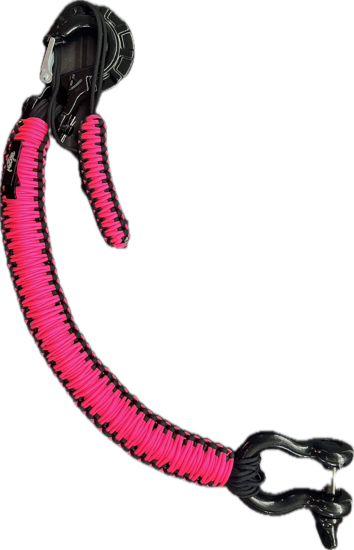 TowCord Timmy - PINK/Black 28” TowCord Paracord