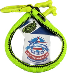TowCord Timmy - Neon Green/Black 48" UTV TowCord Paracord