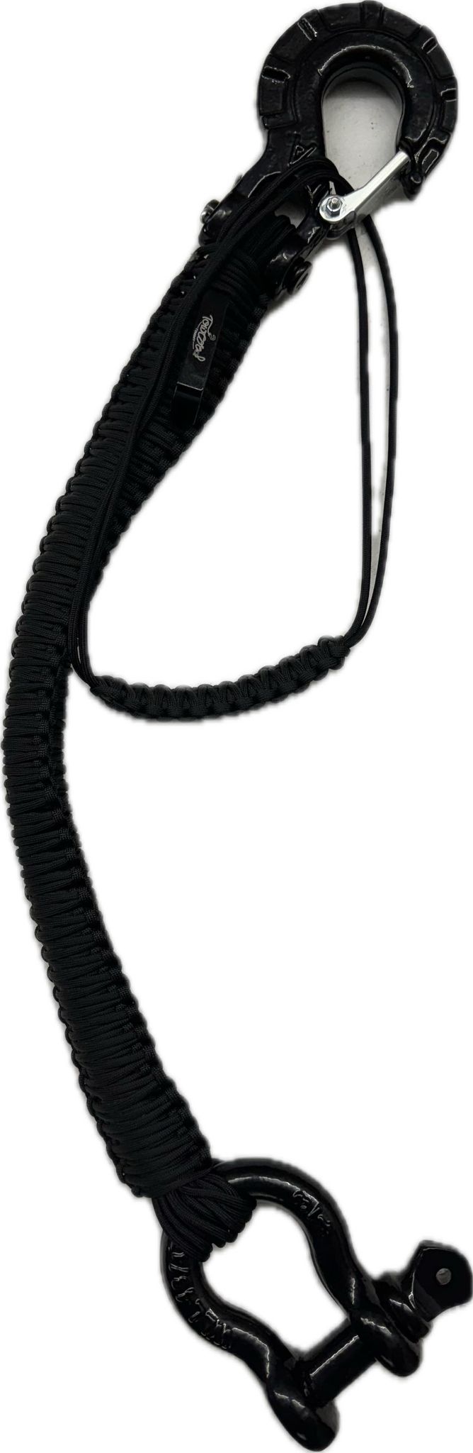 TowCord Timmy - Black/Black 28” TowCord Paracord