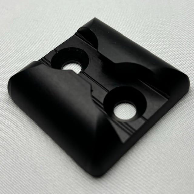Single Stud Anchor Plate (Top Plate Only) - Anodized Black