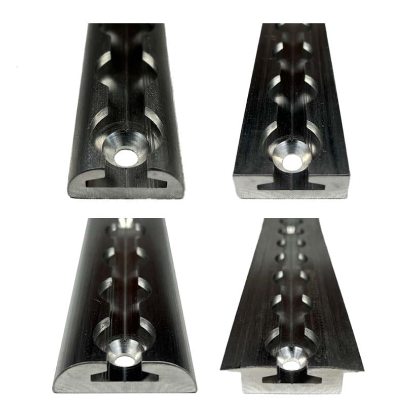 Aluminum L-Track Cargo Rail – With-Pre-Drilled Holes | 6061-T6 Airline Track (Custom Lengths)