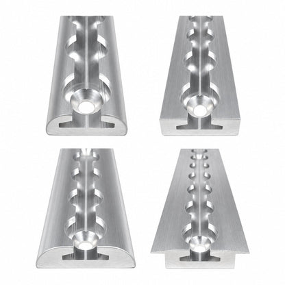 Aluminum L-Track Cargo Rail, With Pre-Drilled Holes