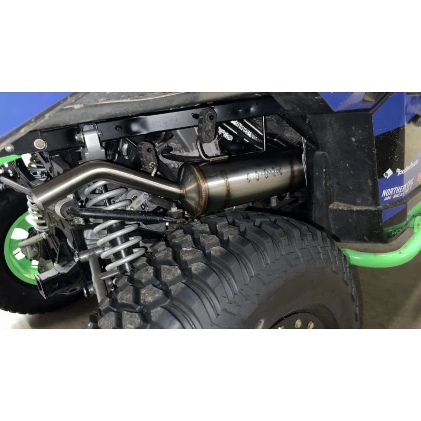 SPEEDWERX Q6 SERIES STAINLESS STEEL SLIP-ON EXHAUST // 2018-2022 POLARIS RANGER XP 1000 / 2018-2021 RANGER 1000